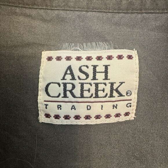 Vintage Ash Creek Shirt Mens Western Cowboy Pattern Pearl Snap Horse Rodeo XXXL - Picture 2 of 8